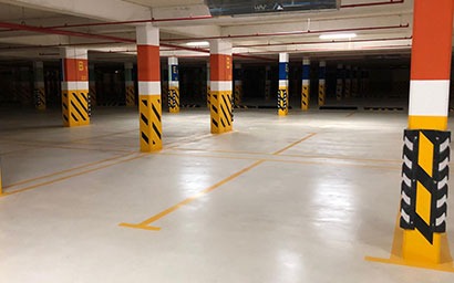 White Concrete - Indoor Car Park